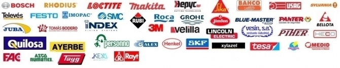 Trabajamos con las marcas líderes en el Sector Industrial: - danipa